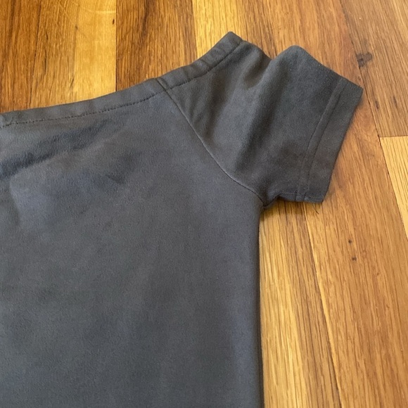 Olivaceous Women’s Gray Velvet T-Shirt Dress Size S - Picture 7 of 8